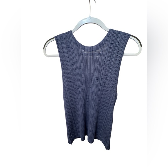 Issey Miyake Blue Tank Top - Picture 3 of 7